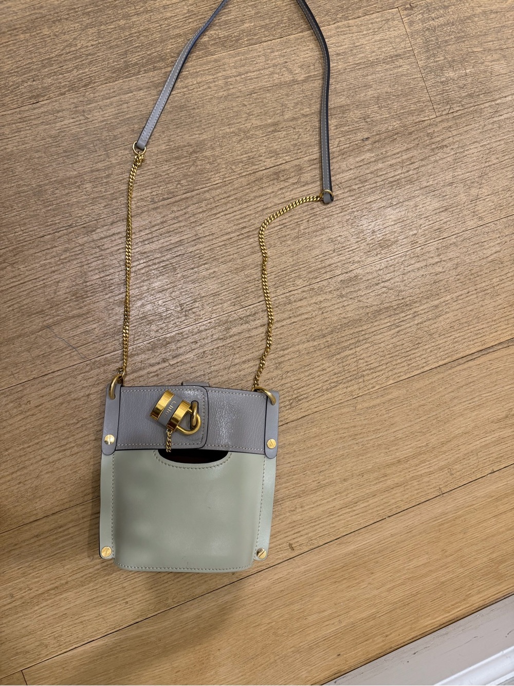 Chloé Aby Lock Leather handbag